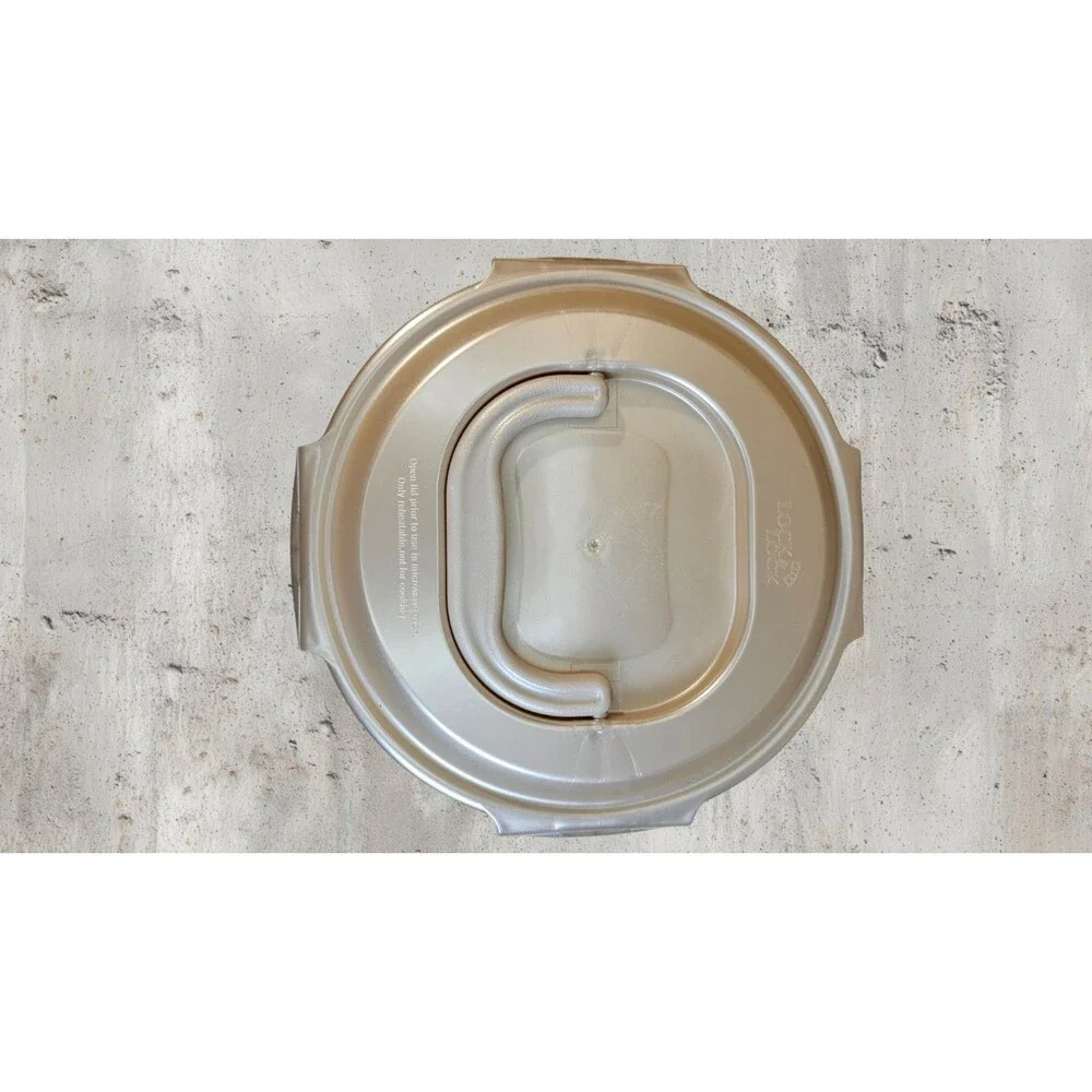 Lock & Lock Round Divided Food Storage Container Handle Lid BPA Free Organizer